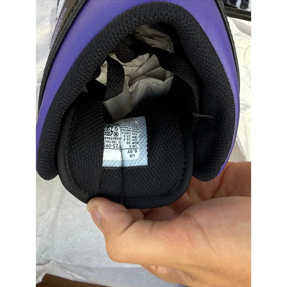 Nike Air Jordan 1 mid iris purple 554725-095 8w or 6.5 kids